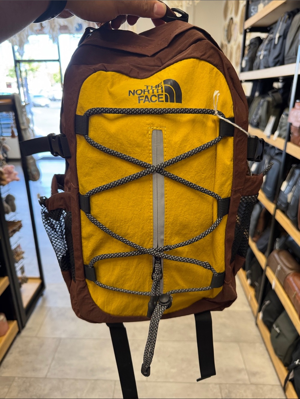 The North Face Men’s Yellow & Brown Daypack Backpack